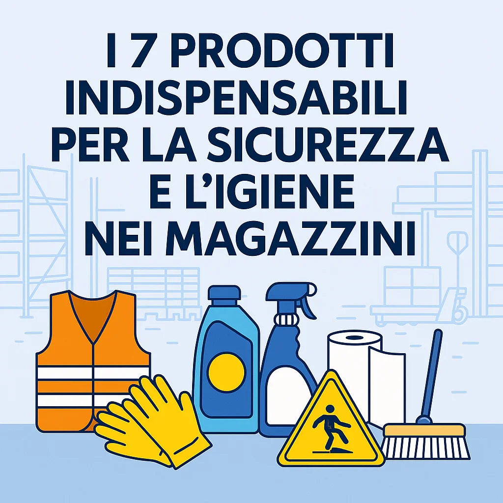 I 7 Prodotti Indispensabili per la Sicurezza e l'Igiene nei Magazzini