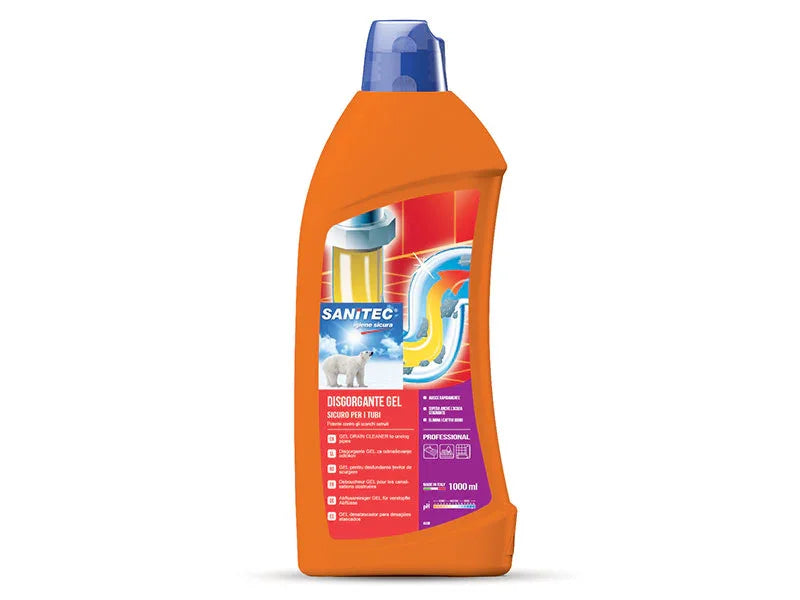 SANITEC – UNBLOCKER GEL – DISGORGANTE IN GEL PER SCARICHI OSTRUITI