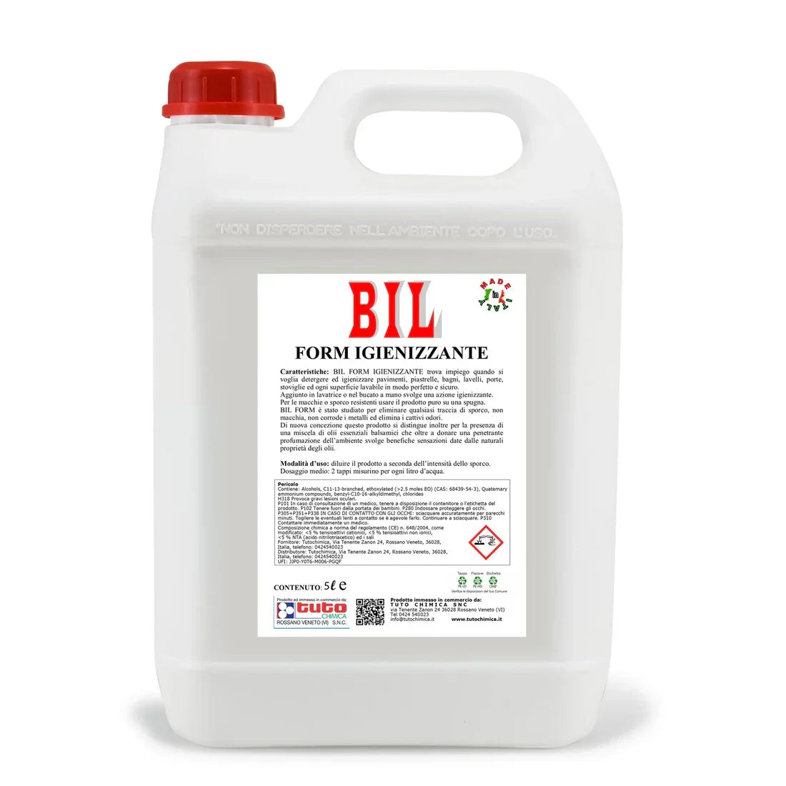BIL 26 Superfici | Detergente igienizzante professionale
