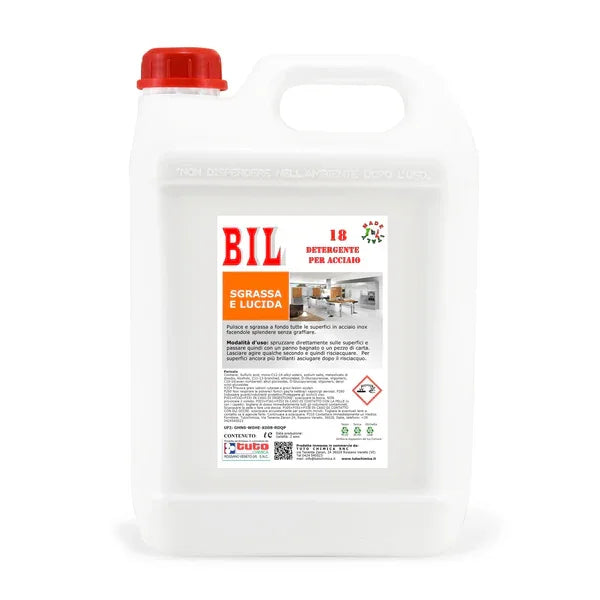 BIL 18 Acciaio inox | Detergente professionali per superfici inox