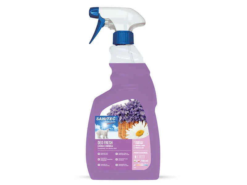 SANITEC – DEO FRESH – DEODORANTE SPRAY ELIMINAODORI LAVANDA E CAMOMILLA