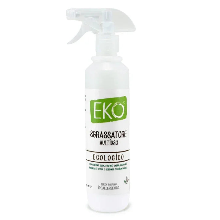 Spray sgrassatore multiuso ecologico EKO, prodotto per pulizia professionale superfici