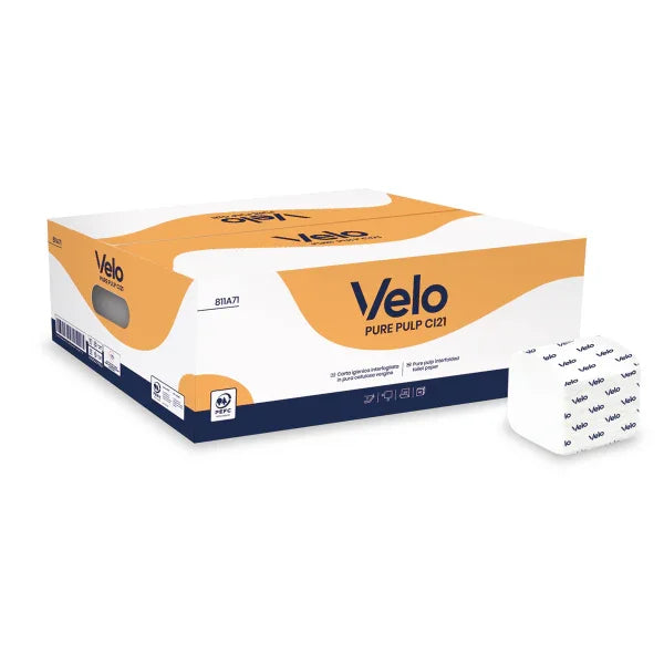 VELO PURE PULP CI21 – CARTA IGIENICA INTERFOGLIATA