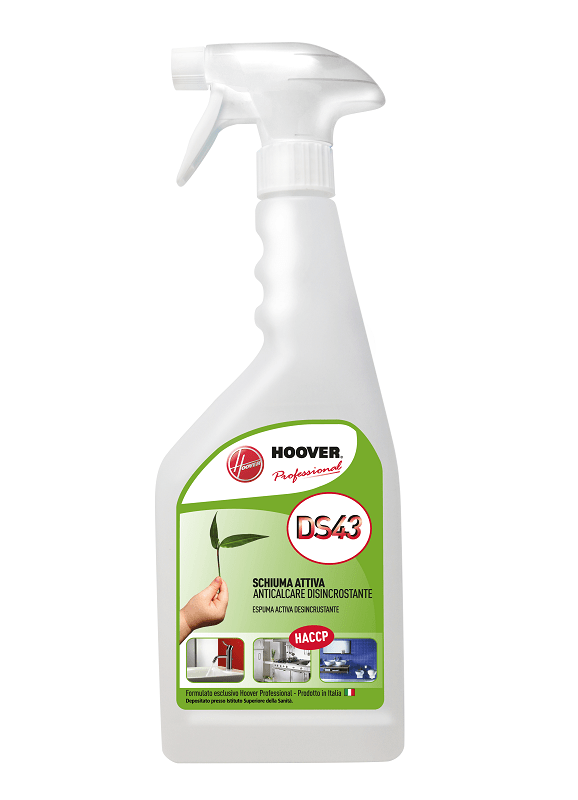 DS43 - Detergente Disincrostante Anticalcare Schiuma Attiva | 12 PZ