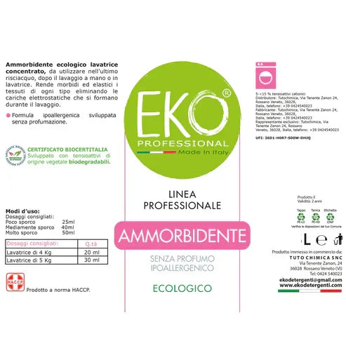 EKO PROFESSIONAL Ammorbidente ecologico
