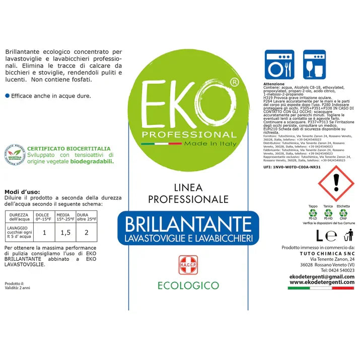EKO PROFESSIONAL Brillantante Ecologico
