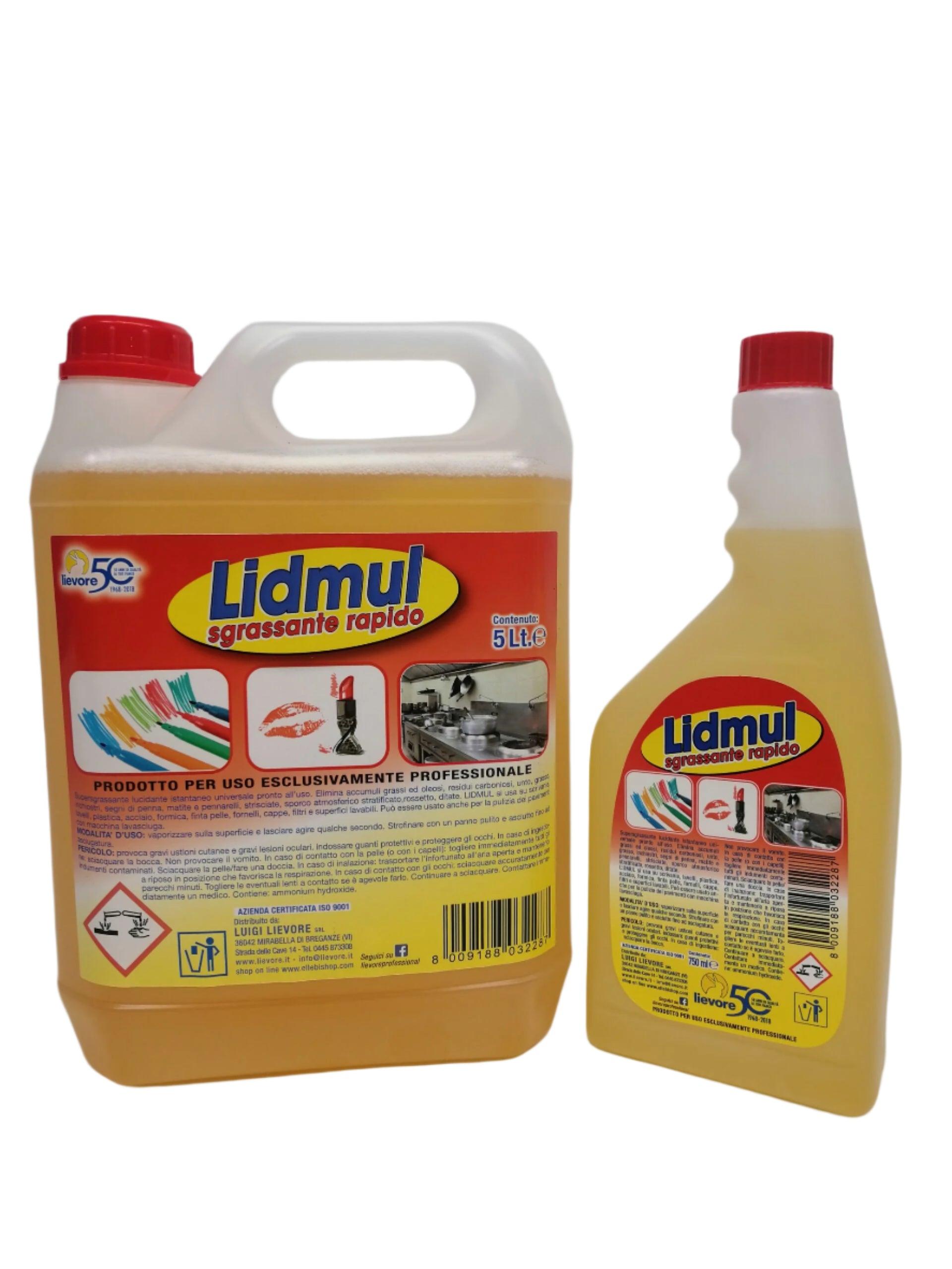 LIDMUL detergente sgrassante per superfici