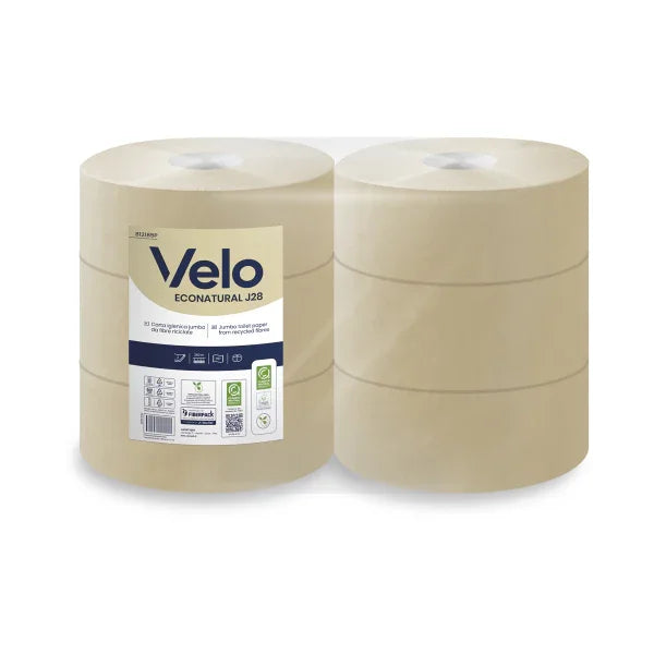 VELO ECONATURAL CARTA IGIENICA MAXIJUMBO J28 - 6 RT