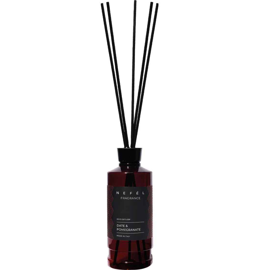 NEFÉL – FRAGRANCE DATE & POMEGRANATE – DIFFUSORE A BASTONCINI PER AMBIENTI