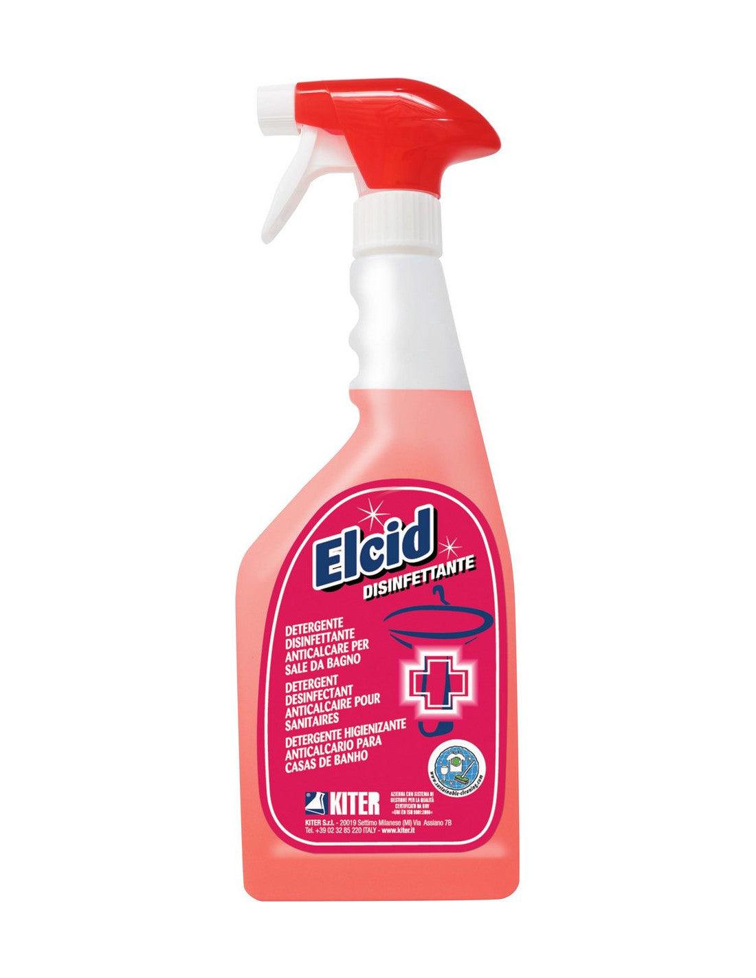 ELCID KITER Disinfettante PMC anticalcare battericida fungicida per pulizia e disinfezione bagni