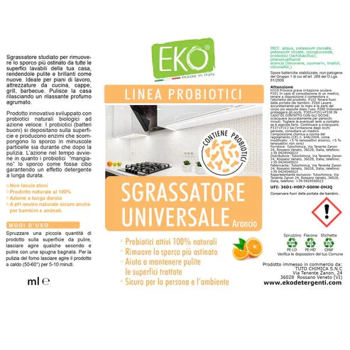 EKO Sgrassatore Ecologico con Probiotici