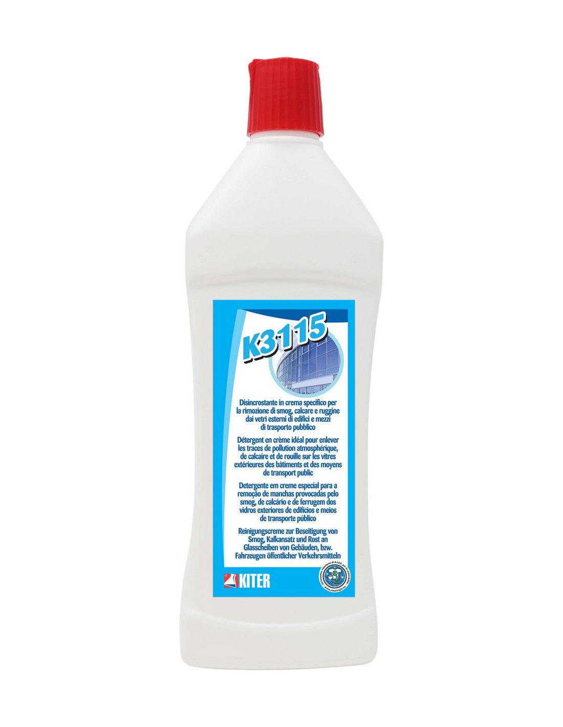 K 3115 ML 500 KITER Disincrostante in crema specifico rimozione calcare smog e ruggine dai vetri esterni