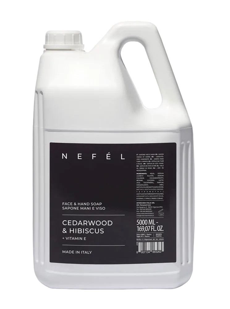 NEFÉL – Cedarwood & Hibiscus Face & Hand Soap – Sapone Mani e Viso Profumato