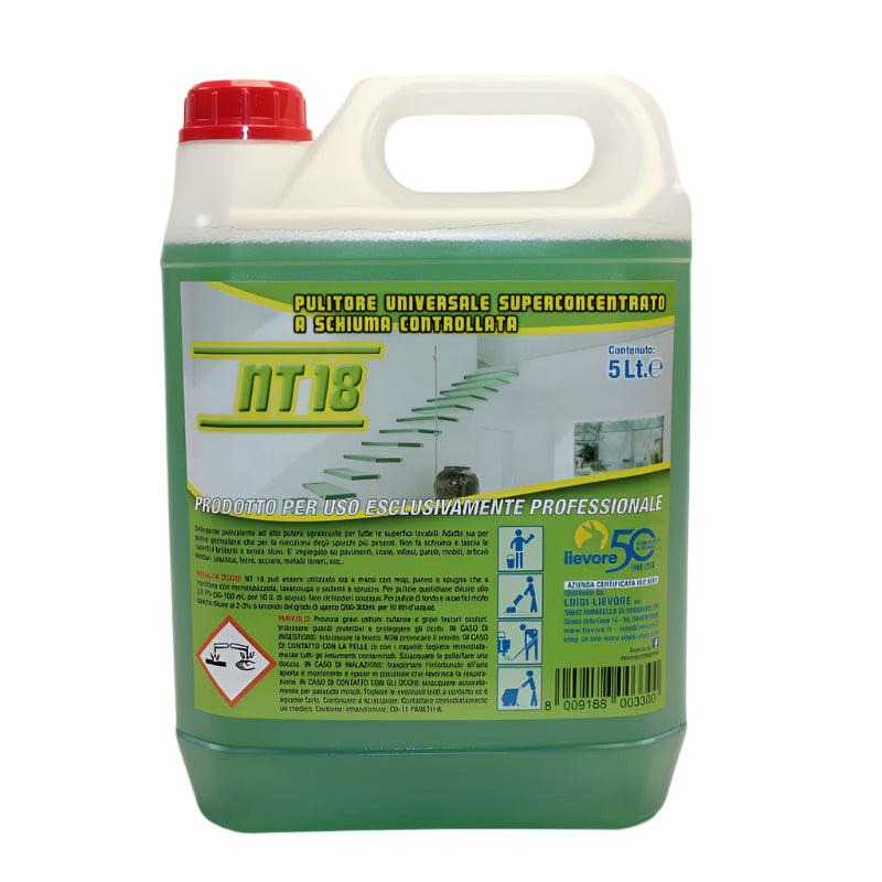 NT18 LIEVORE detergente concentrato per la pulizia di pavimenti e superfici