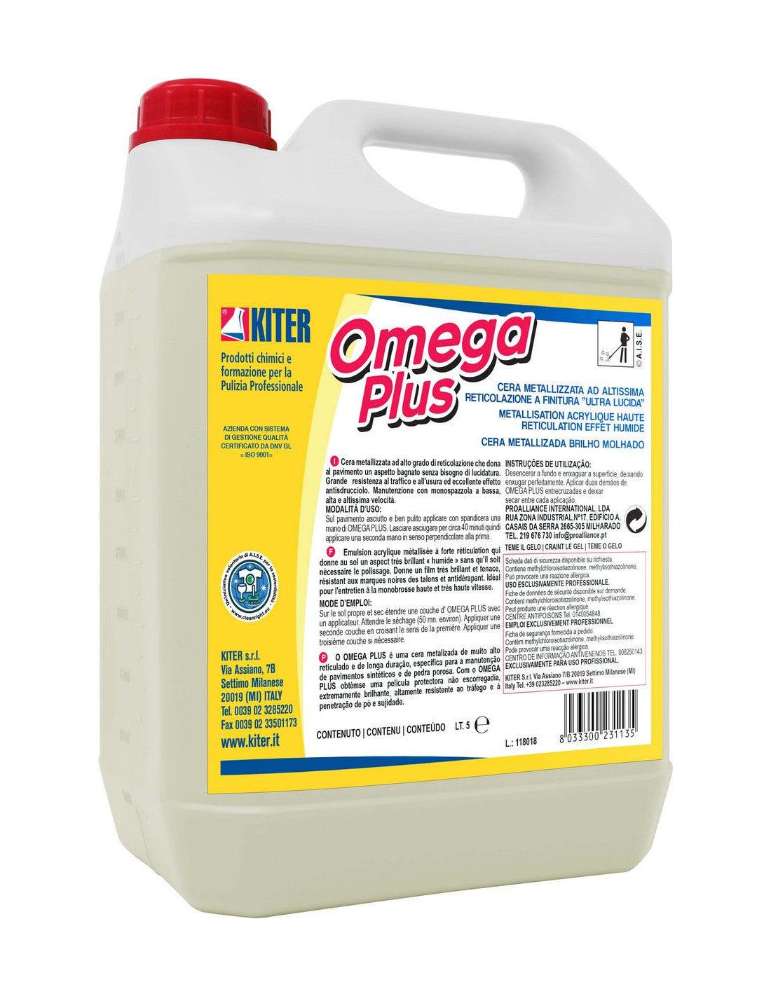 OMEGA PLUS KITER Cera metallizzata ad alta resistenza effetto bagnato antiscivolo autolucidante