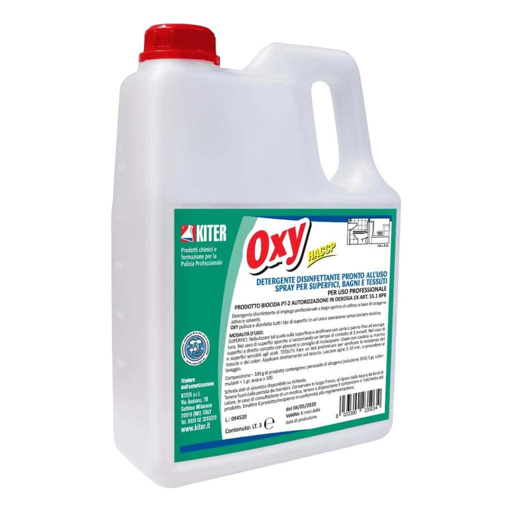 OXY BIOCIDA HACCP KITER Detergente igienizzante a base di ossigeno attivo e solventi