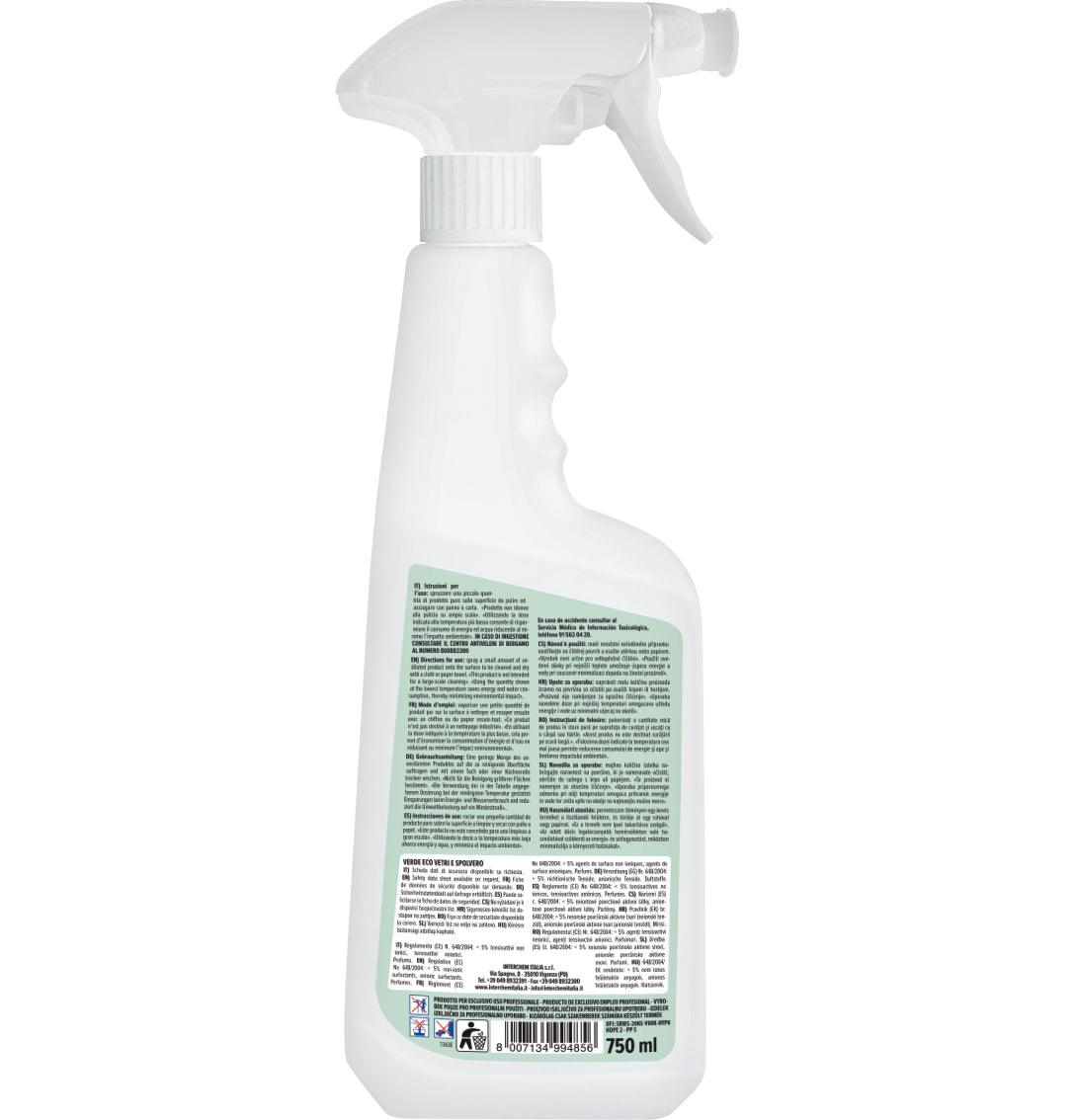 VERDE EQO VETRI E SPOLVERO detergente pronto all'uso