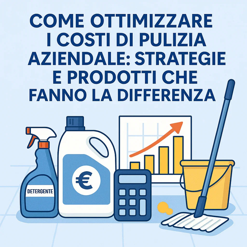 Come Ottimizzare i Costi di Pulizia Aziendale: Strategie e Prodotti che Fanno la Differenza
