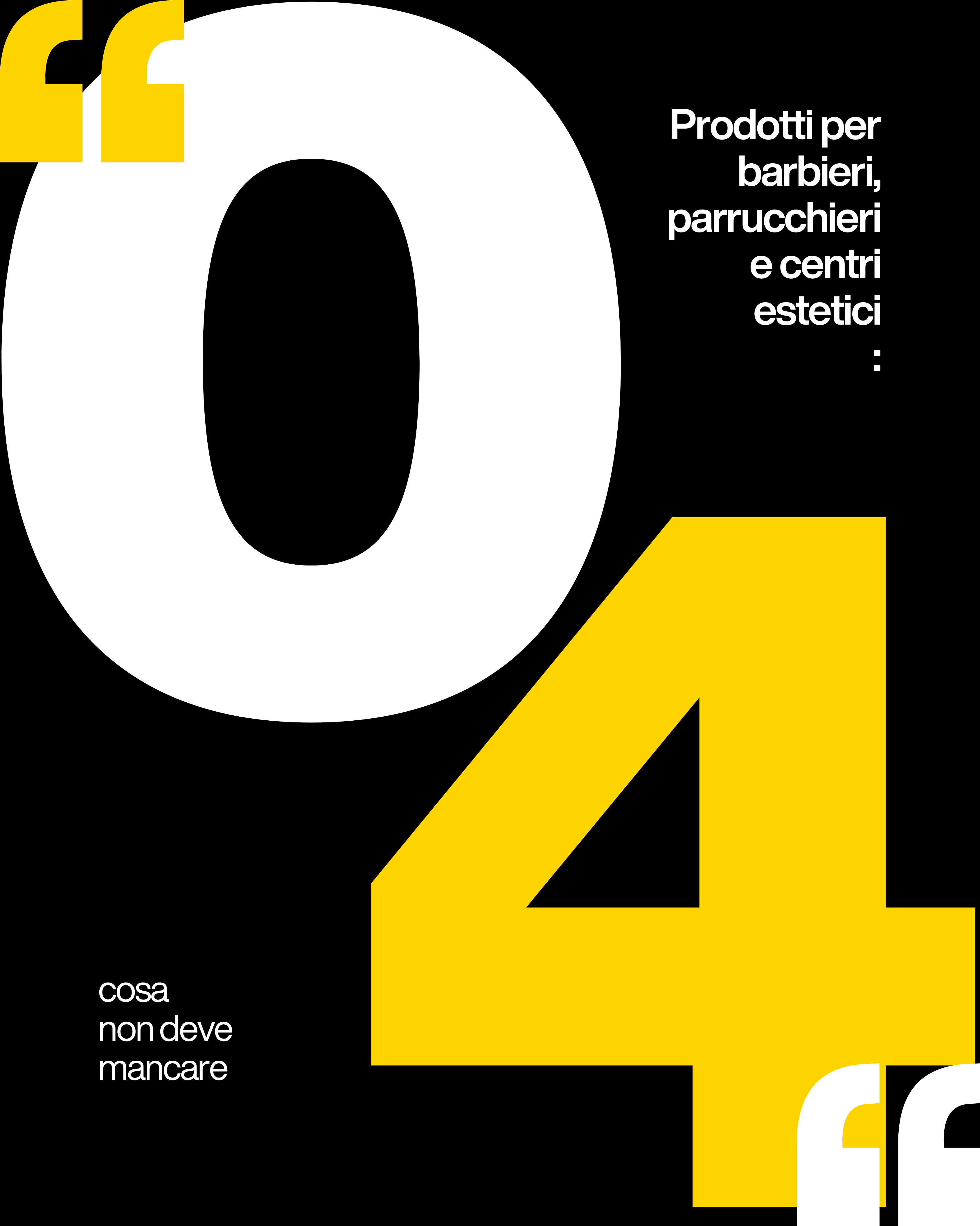 Prodotti per barbieri, parrucchieri e centri estetici: cosa non deve mancare