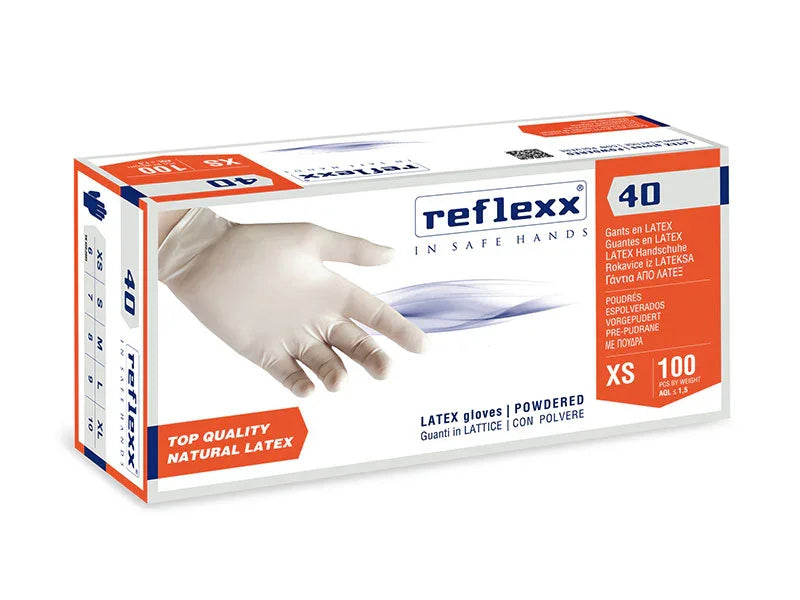 GUANTI IN LATTICE CON POLVERE – REFLEXX 40