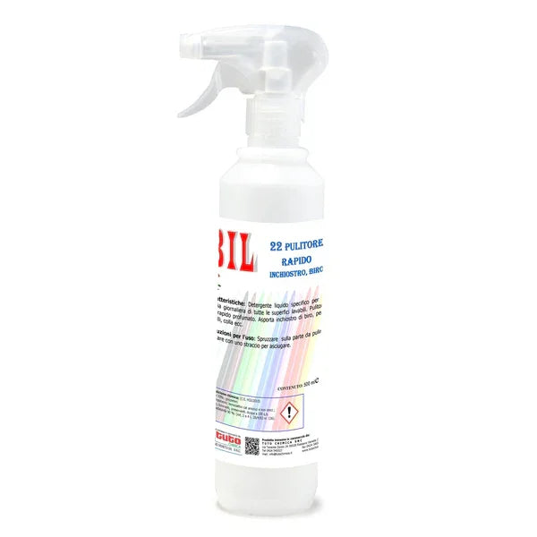 BIL 22 Pulitore rapido inchiostro | Detergente professionale per penna e pennarello