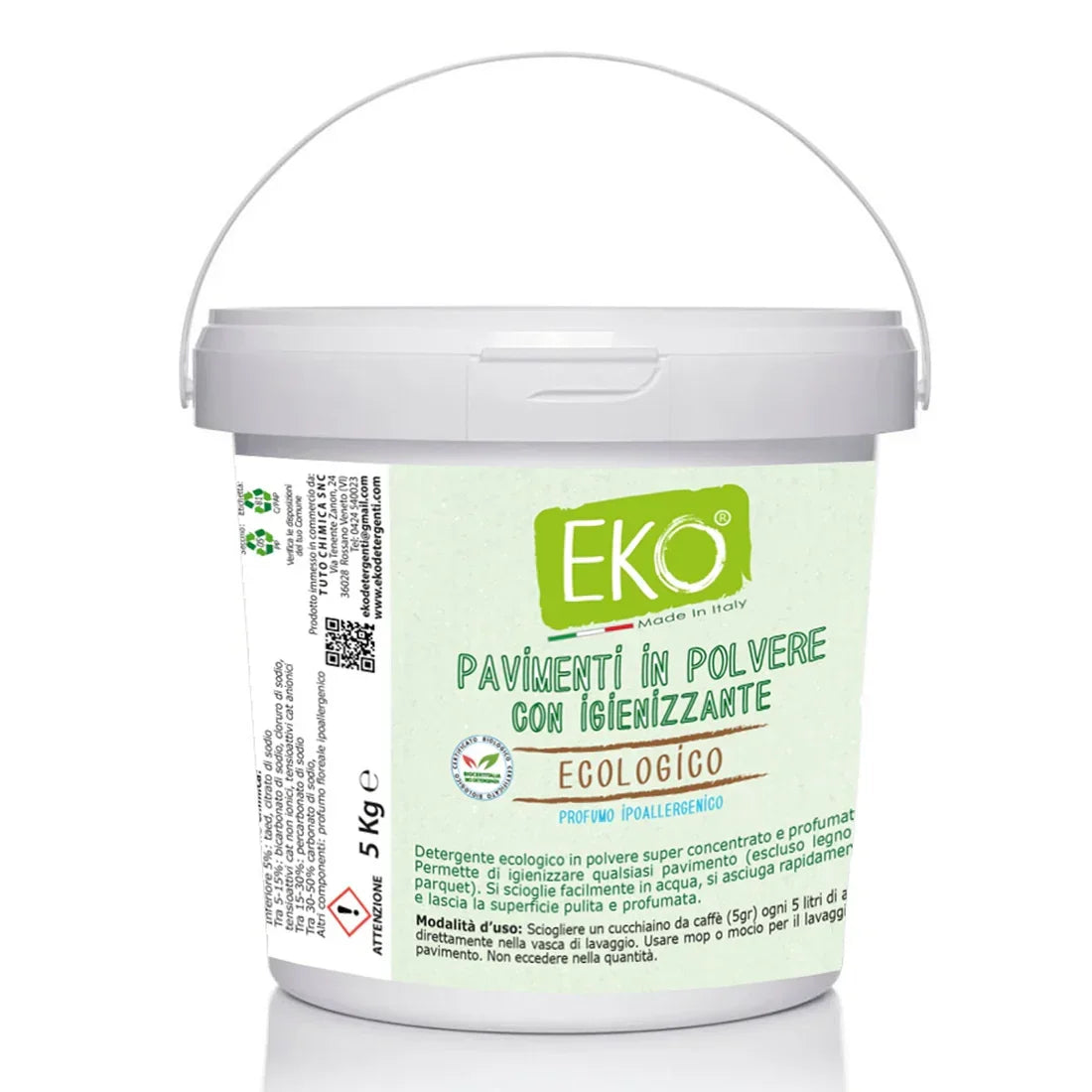 EKO Detergente Pavimenti Ecologico Superconcentrato in Polvere