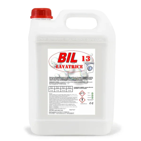 BIL 13 Lavatrice | Detersivo liquido professionale per bucato