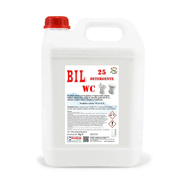 BIL 25 W.C. | Disincrostante e detergente acido professionale BIL 25 W.C. | Disincrostante e detergente acido professionale