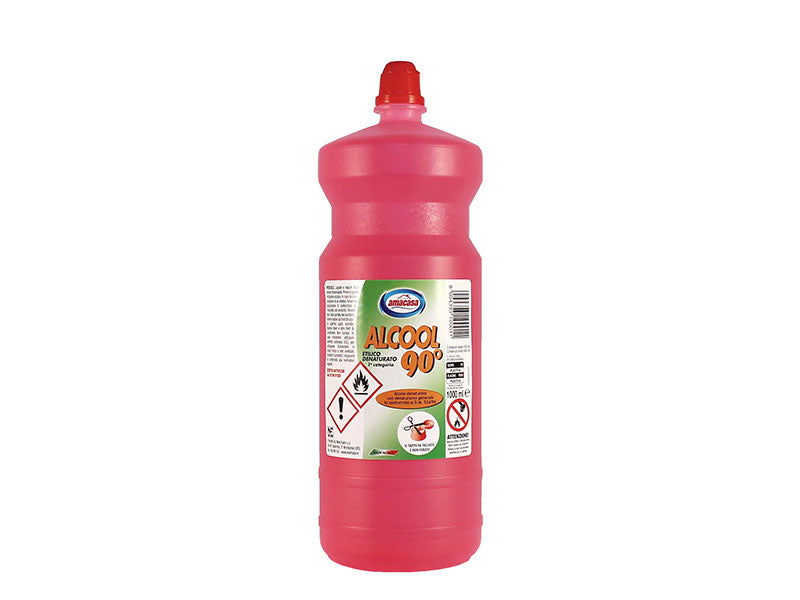 AMACASA ALCOOL DENATURATO 90° – FLACONE 1000 ML