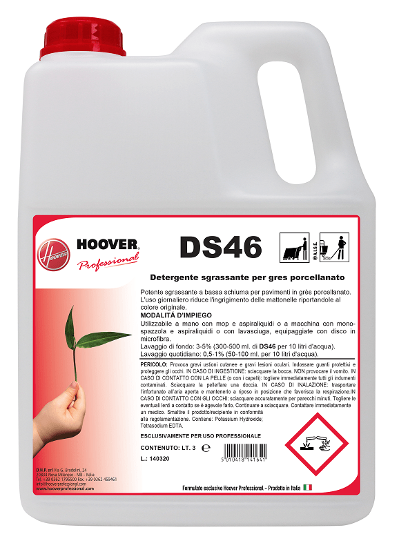 DS46 - Detergente Giornaliero Gres Porcellanato | 4 PZ