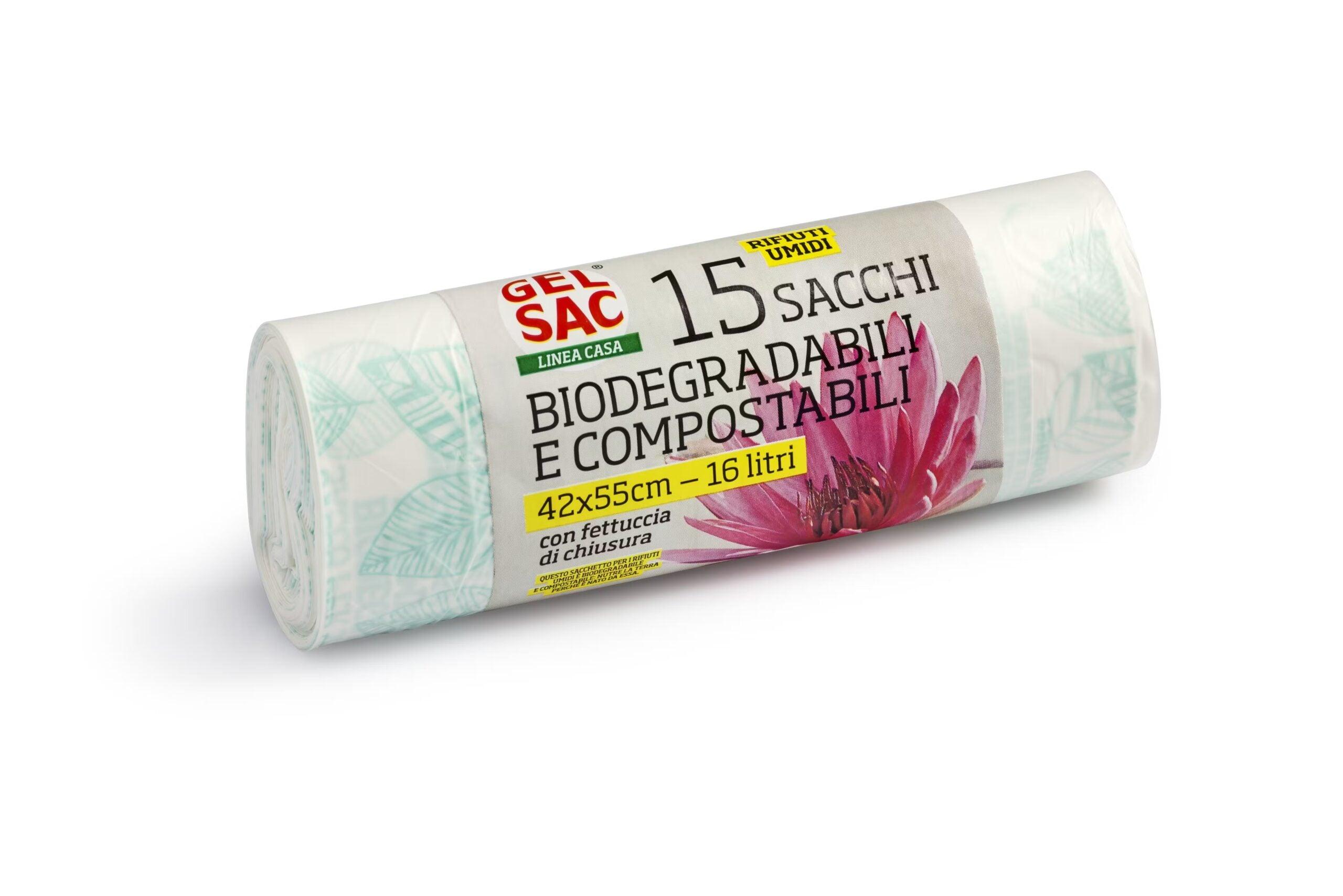 Sacchi GEL SAC mater-bi in amido di mais | 15 pz | 42X55 cm