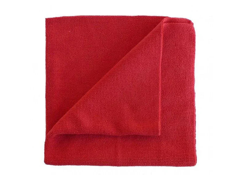 PANNO MICROFIBRA 40X40 ROSSO - 12 PZ