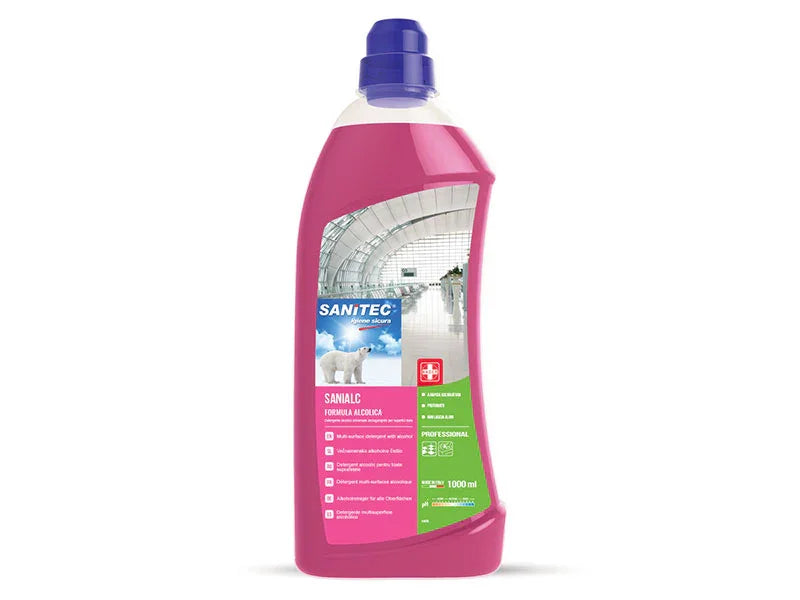 SANITEC – SANIALC – DETERGENTE ALCOLICO UNIVERSALE ASCIUGARAPIDO