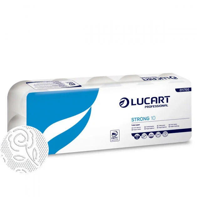 LUCART PROFESSIONAL STRONG 10 – CARTA IGIENICA A ROTOLI - 120 RT