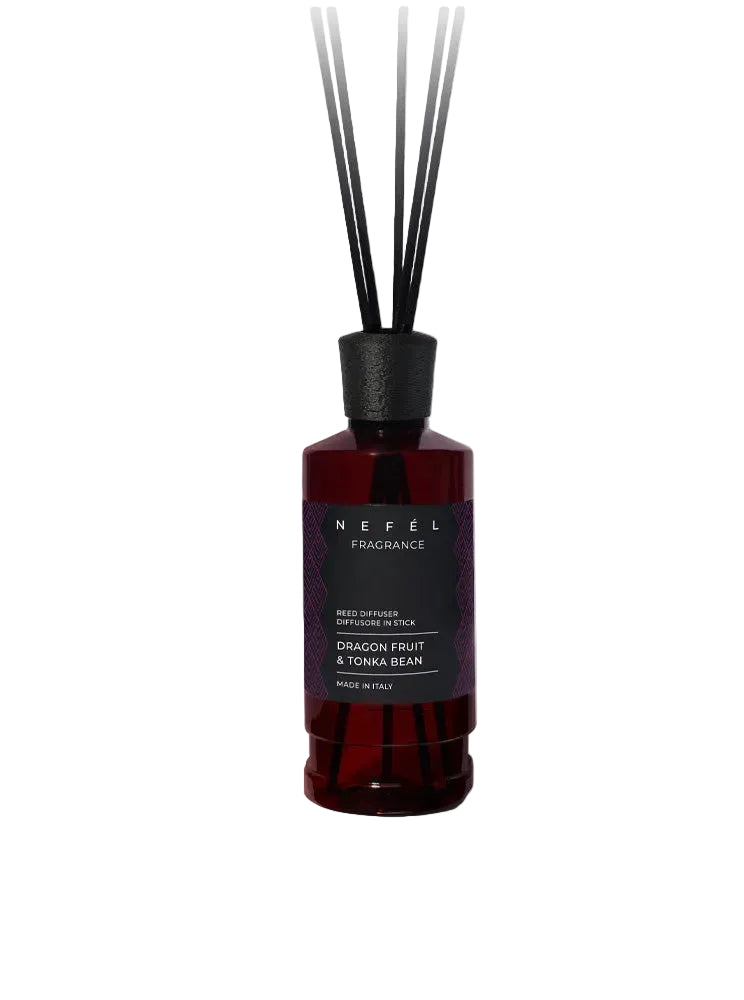 NEFÉL – Fragrance Dragon Fruit & Tonka Bean – Diffusore a Bastoncini per Ambienti
